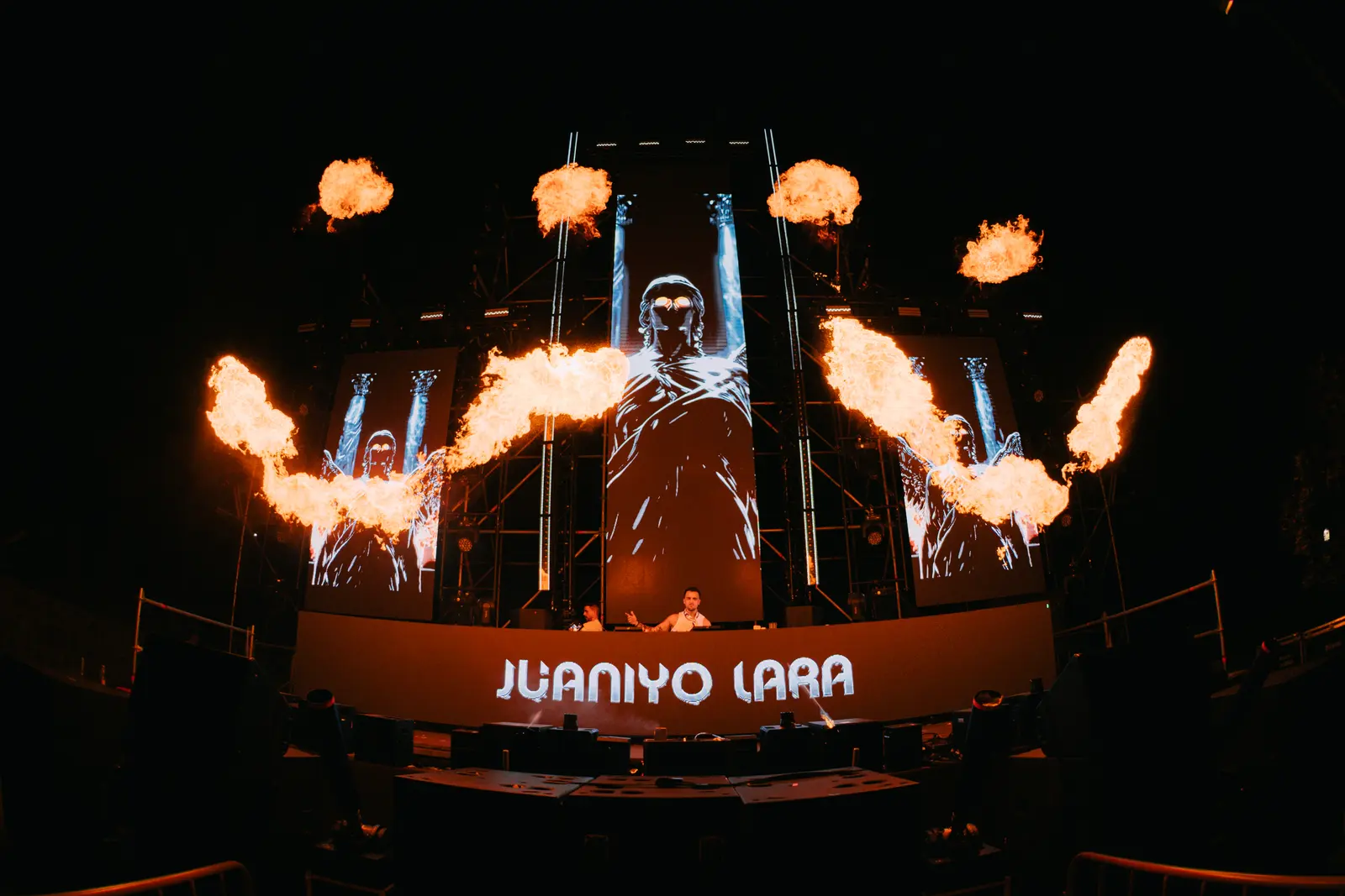 Juaniyo Lara pinchando en Tramusic Festival 2026